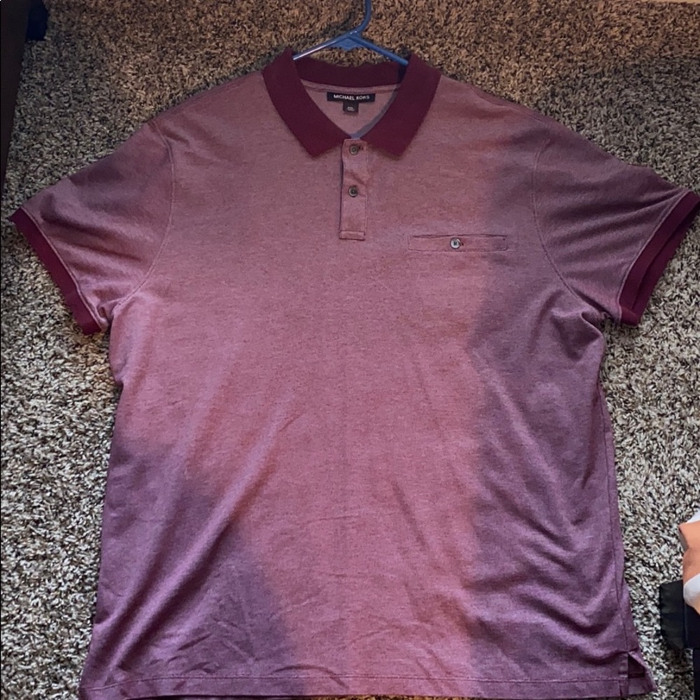Michael Kors polo shirt BURGUNDY XXL